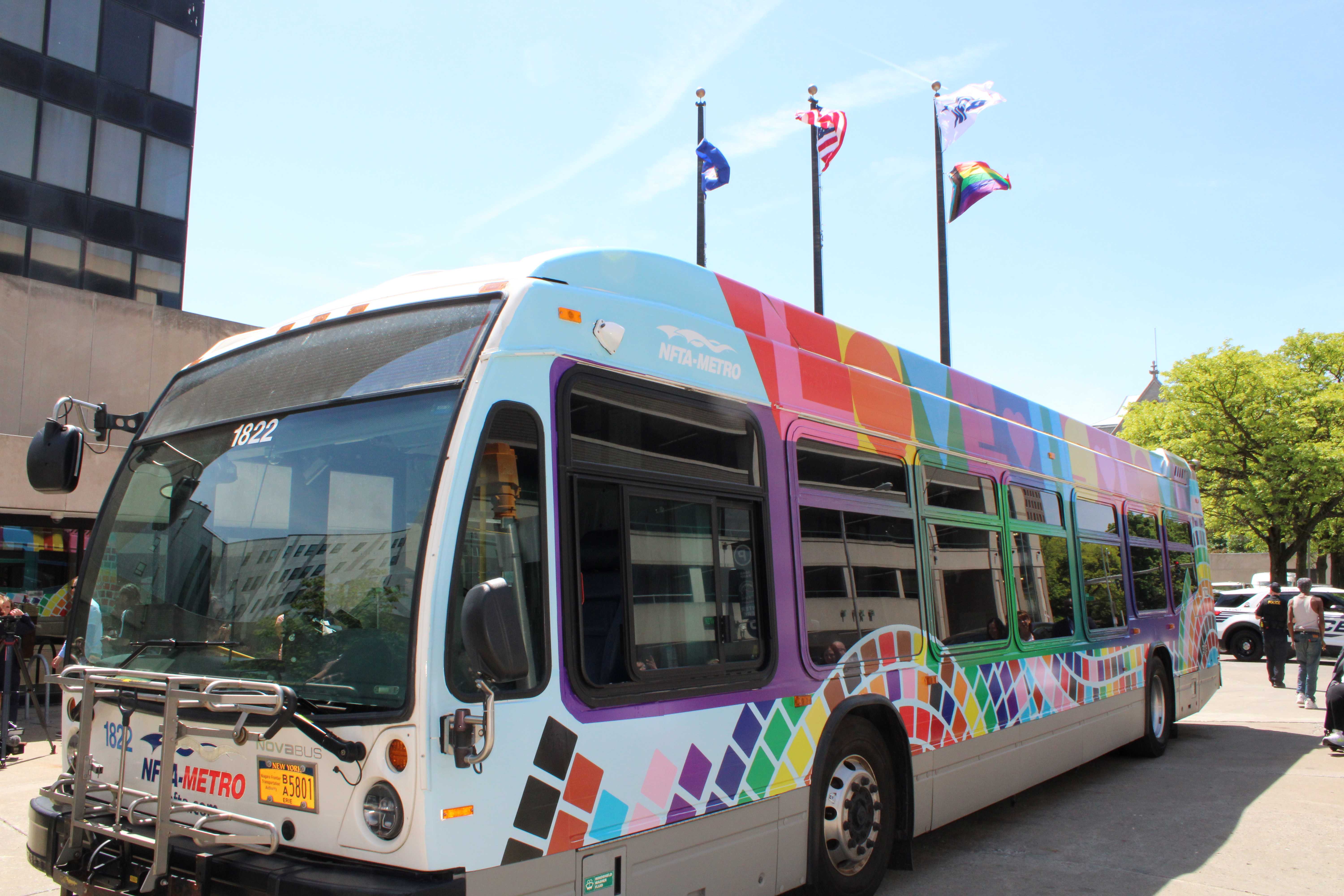NFTA Unveils New Pride Bus Celebrating Inclusion and Community
