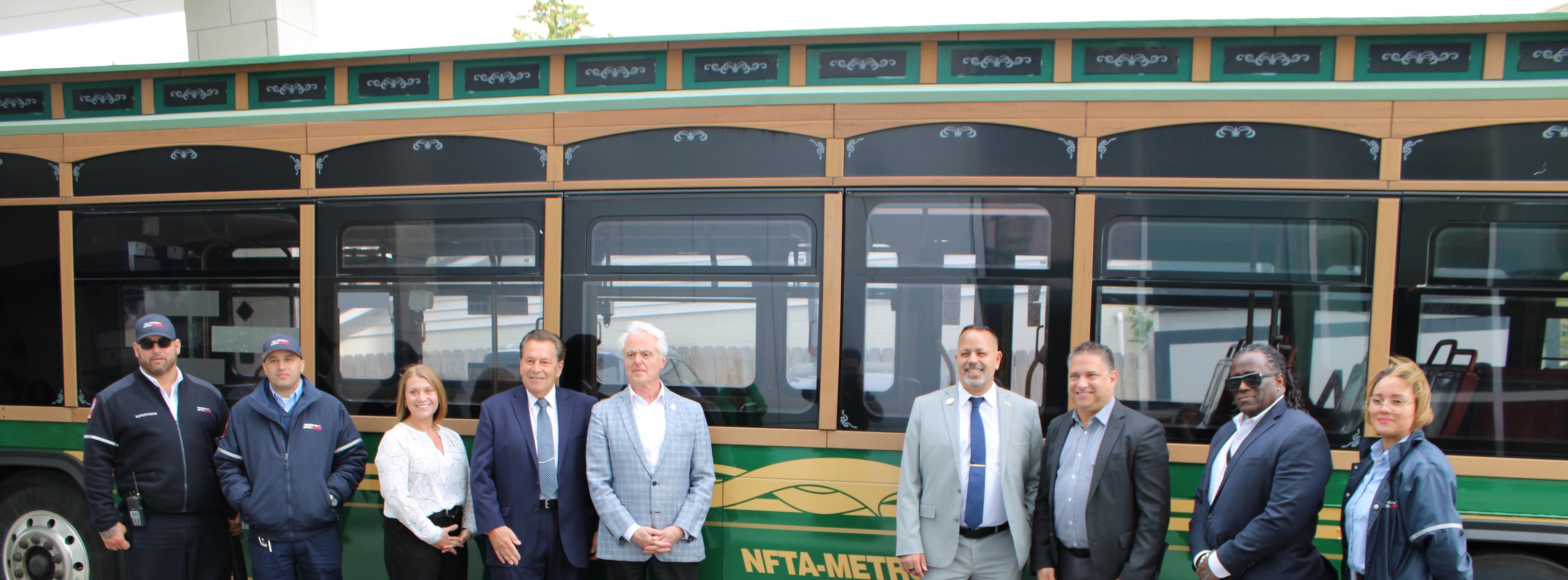 Group photo at Trolley Launch