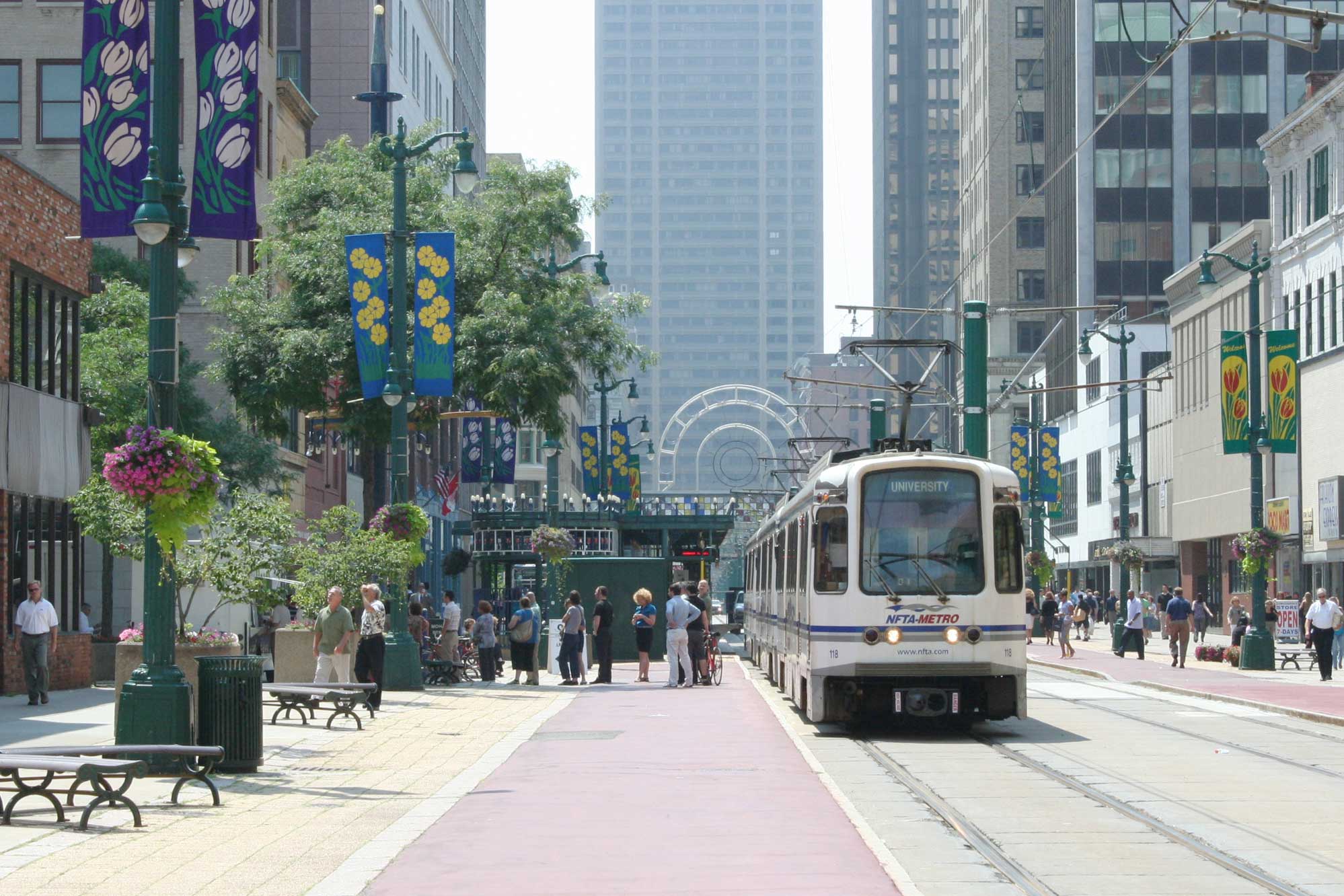 Single tracking between Humboldt and Allen stations as well as Church and Canalside Stations will start November 1st.