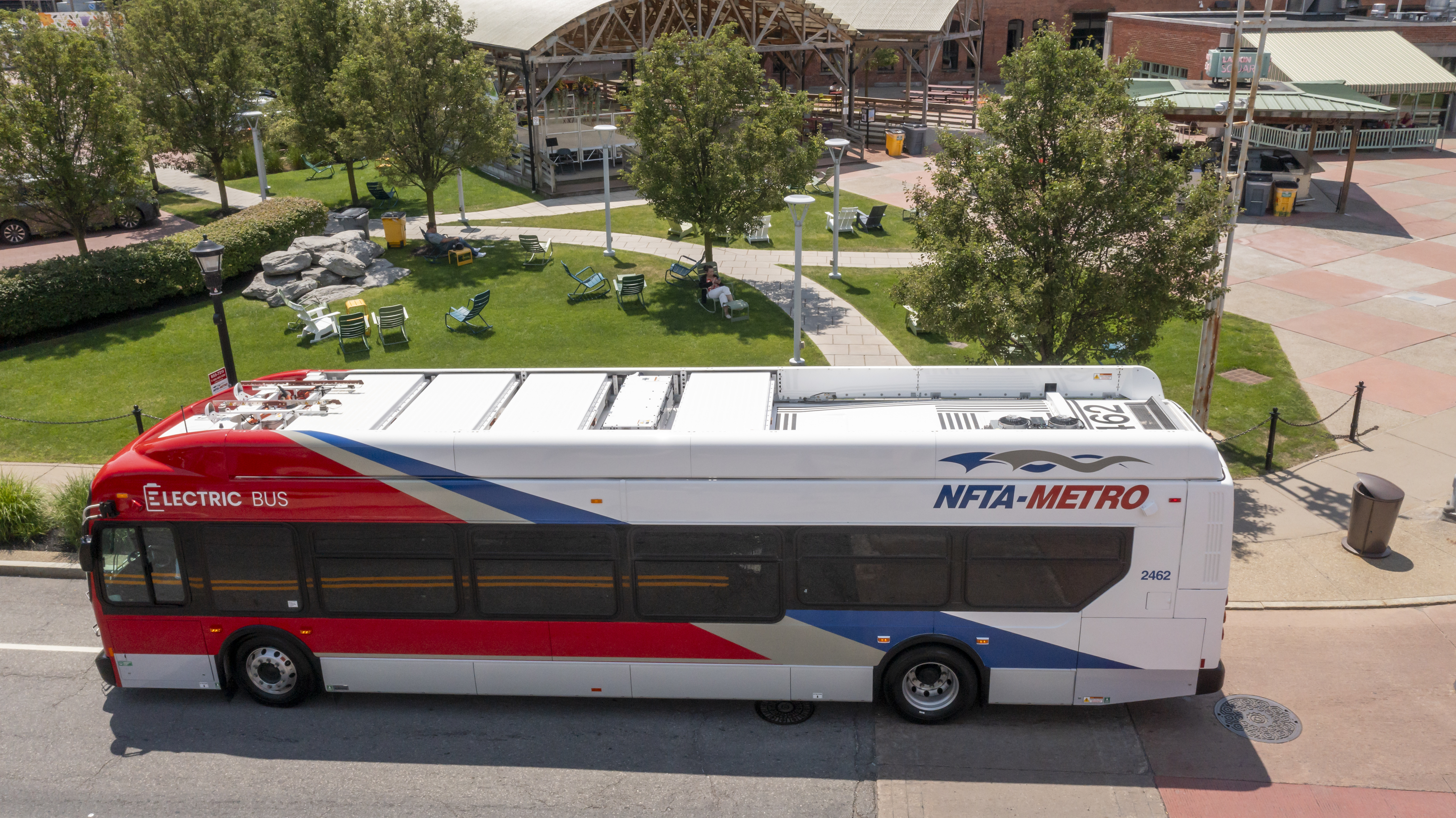 Bus at Larkinville