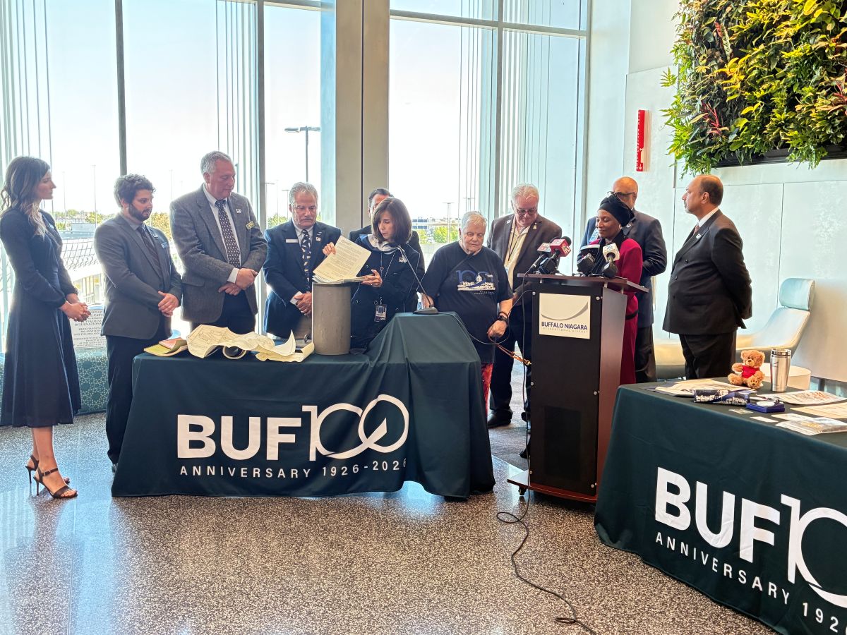 Airport officials also unveiled commemorative items that will be placed in a new time capsule, preserving the airport&rsquo;s story for future generations to discover in 50 years.